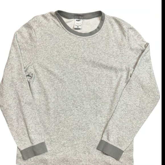 Gray Nike Crewneck Pullover Nike Yoga Thermafit Lightweight Shirt Size Small - Picture 2 of 10